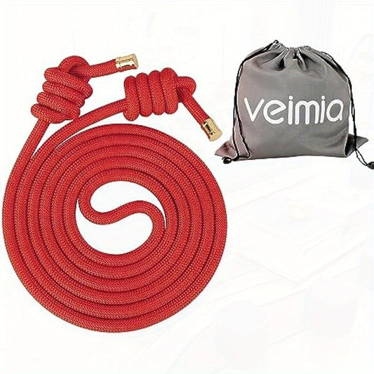 Flow Rope for Fitness High Performance Double Woven Workout Rope Adjustable Flow Jump Rope for Men Women Training Indoor Outdoor Cardio Exercise Rope for beginner