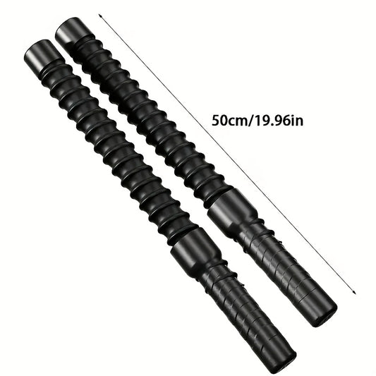 2pcs Adjustable Wireless Jump Rope - Portable, Silent, Durable Steel & Weighted Skipping Ropes for Home Gym Workouts, Black, Weighted Jump Rope